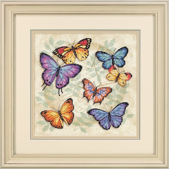 Dimensions&#xAE; Butterfly Profusion Counted Cross Stitch Kit